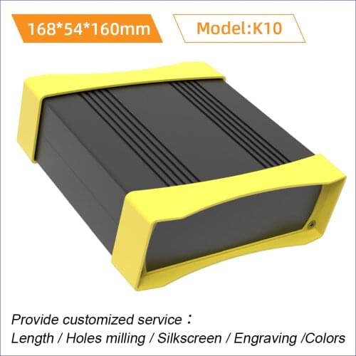 Electronic Components Shell Universal Power Module Pcb Circuit Boards Box Anodized Enclosure K10 168*54mm