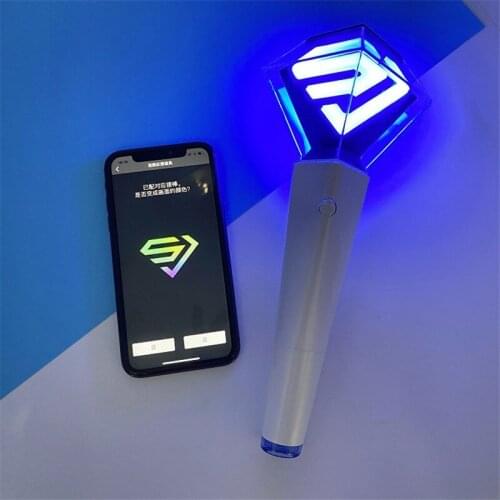 KPOP Super Junior Light Stick Ver 2.0 Bluetooth Connect Stick Light Concert Support Lee Teuk Fans Collection wj140