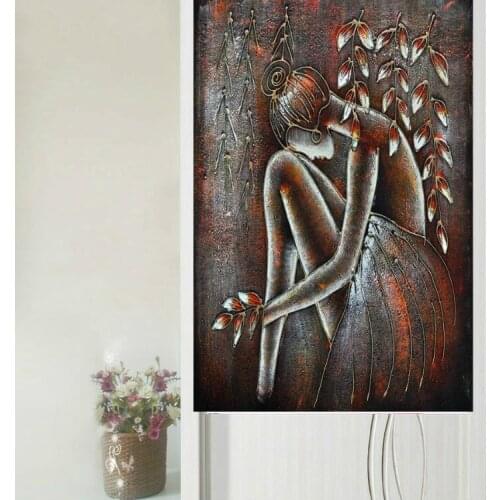 Nice Curtains Modern Abstract Painting Sudden Self Series Door Curtain One-piece Type Partition Household Geomantic Curtain 85x1