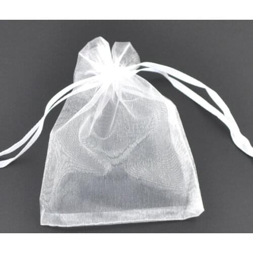 DoreenBeads 100 Drawable Organza Wedding Gift Bags &Pouches 12x9cm (B07735)