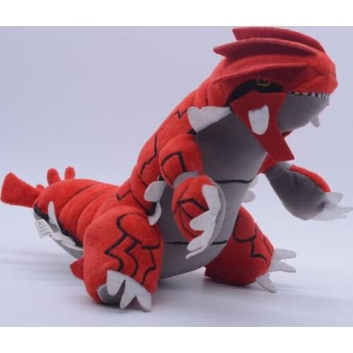 30cm Pokemon Plush Groudon Monster Animal Stuffed Plush Toys for Children Kids Red Dragon Soft Plush Toys Xmas Birthday Gifts