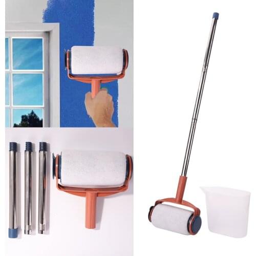 Multifunction Paint Runner Roller Kit Pro Corner Brush Household Office Wall Decorate DIY Handle Painting Set Tools Rollers