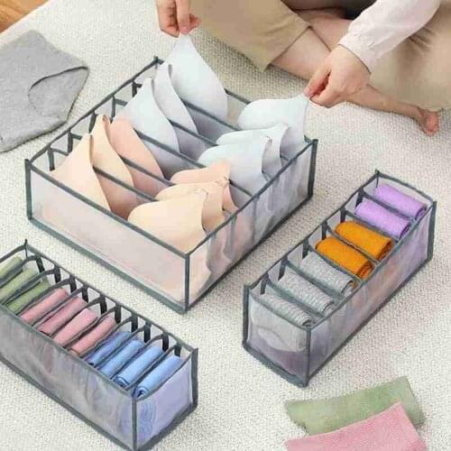 Underwear Organizer Box Storage Box 2 Colors Drawer Closet Organizers Boxes For Underwear Scarfs Socks Bra Dropshipping