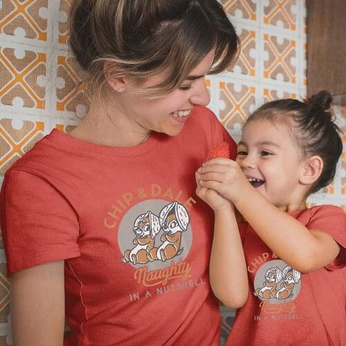 Family Matching Clothes Disney Four Seasons Dropship Adult Unisex T-Shirts Fashion Casual Style Harajuku O-Neck T Shirts Series