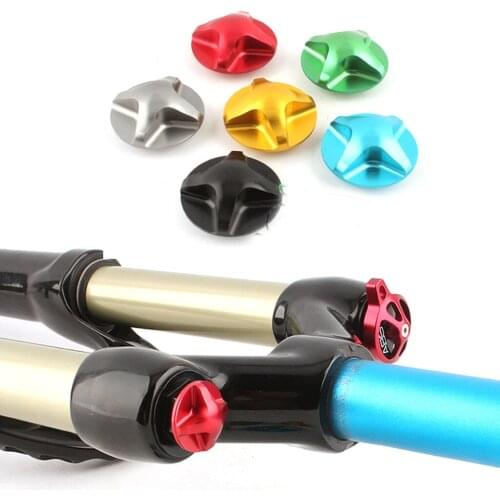 Portable Mountain Bike Front Fork Gas Cover Aluminum Alloy Bicycle Protector Shoulder Caps