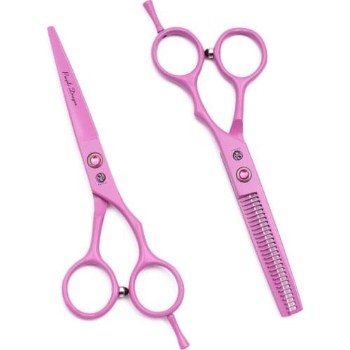 Hairdressing Scissors Professional 5.5" 15.5cm Japan Steel Purple Dragon Hair Cutting Scissors / Shears Thinning Barber Supplies