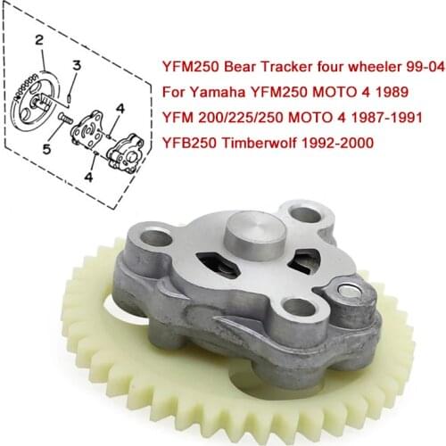 Injection Oil Pump Gear Gasket For YAMAHA MOTO 4 1989 YFM 200 225 250 MOTO 4 1987-1991 YFB250 Timberwolf YFM250 1UY-13300-00-00