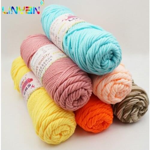 New 6 pieces Lover thick Yarn For Knitting Threads Hand Knit lanas para tejer Cotton Crocheting Wool Needles Hand Hand-woven t49
