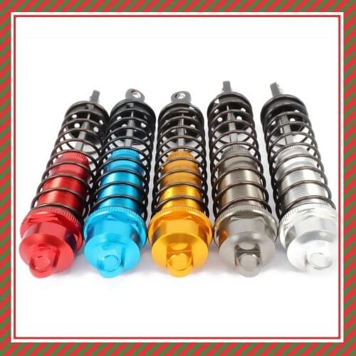 RCAWD Oil Adjustable 140mm Aluminum Shock Absorber Damper For Rc Car 1/8 Buggy Truck Crawler Upgraded Hop-Up Parts HSP HPI