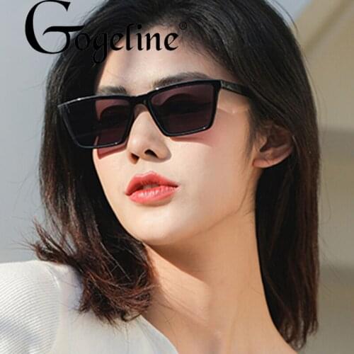 Fashion Small Square Sunglasses Women Men Cat Eye Sunglass Ladies UV400 Tea Leopard Rectangle Sun Glasses For Female
