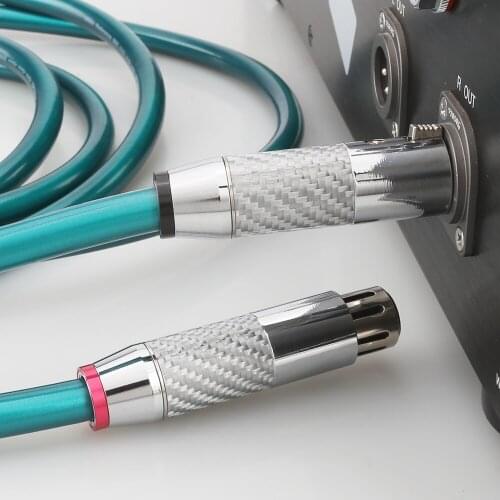 High Quality Audiocrast A55 HI-End 8N Pure Copper Balanced Interconnect Cable HIFI Audio Extension Cable For AMP CD DVD