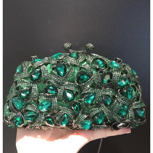 Women Fashion Mini Chain Shoulder Bags Female Elegant Wedding Party Clutches Pouch female Handbags and Purses Clutch Evening Bag