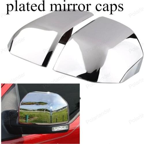 Top-Rated Best Quality 1pair 2pics for Ford car OEM chrome rear view mirror caps auto plated covers Hot sale
