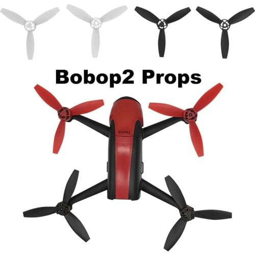 4PCS Replacement Propeller for Parrot Bebop 2.0 Drone Quick Release Blade Props Screw Wing Fan Accessory Spare Parts White Red