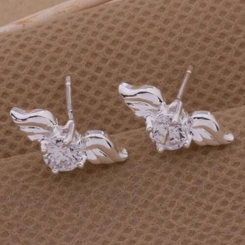 AE556 Lucky Silver Color Earrings For Women Jewelry Women Accessories Flying Kite /baxajsea Axyajpfa