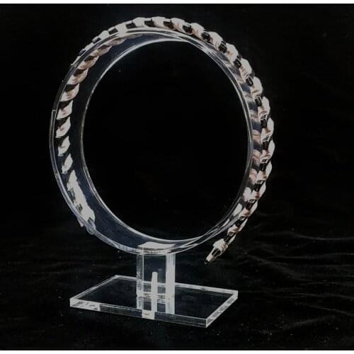 Acrylic headband stand holder display hair accessories hairband organizer jewelry clips showcase case