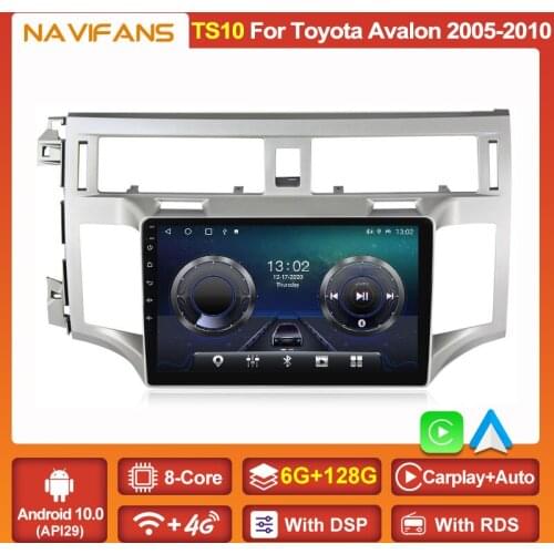4G WIFI Android 11 Car Radio For Toyota Avalon 2005 2006 2007 2008 2009 2010 GPS Navigation Multimedia Autoradio BT WIFI 2Din FM