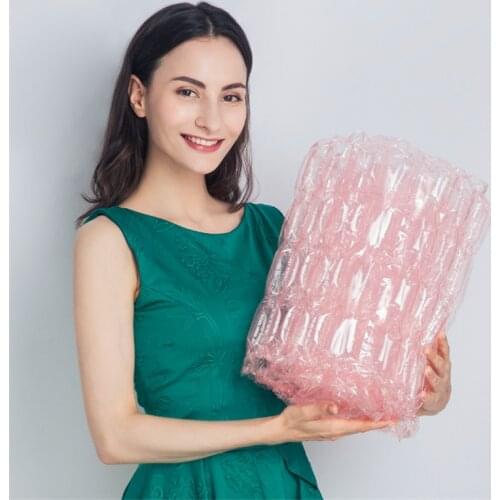 Buffer Inflator Packing FiIm Bubble Film Air Cushion Film Roll Shockproof Inflatable Plastic 4 Row Protective Bubble Wrap