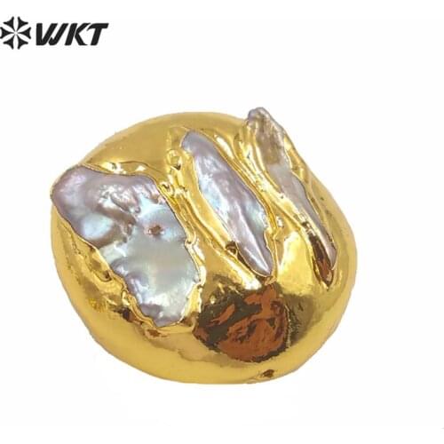 JFE45 New jewelry beads design by natural freshwater pearl irregular stick pearl beads for jewelry making findings spacer beads