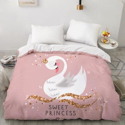 Cartoon Childrens Duvet cover Quilt/Blanket/Comfortable Case Pink Bedding for kids baby Crib boy girls 140x200 150x200 100x120