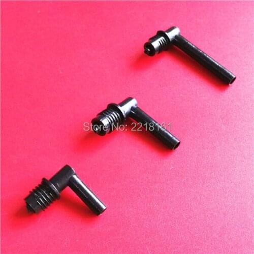 Eco solvent/UV printer Ink tube connector for Epson 4880 4800 7880 7800 9800 ink damper connectors L shape transparent 8X