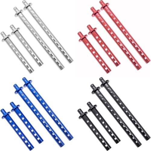 RCAWD 4pcs alloy front &rear body post set for 1-10 RGT 86100 86110 FTX5579 Outback Fury crawler part