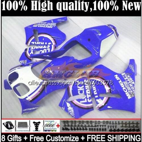 Body For HONDA VFR400 R V4 VFR400RR RVF400R VFR400R 1987 1988 34CL.168 RVF VFR 400 R RR 400R CC NC24 87 88 Fairings Blue Lucky