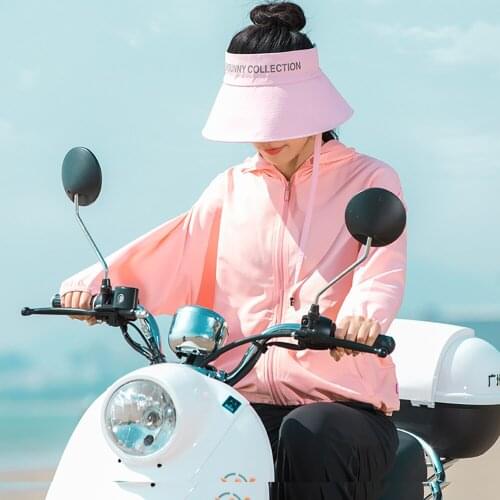 OhSunny Summer Sunscreen Outdoor Anti-UV Coats Hooded Sun Protection Clothes Thin Breathable Solid Long Sleeve Sport Running