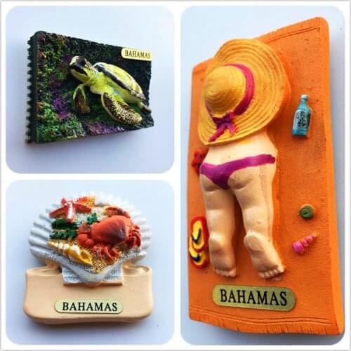 Bahamas Belgium Australia Austria 3D Fridge Magnets Tourism Souvenir Refrigerator Magnetic Sticker Collection Handicraft Gift