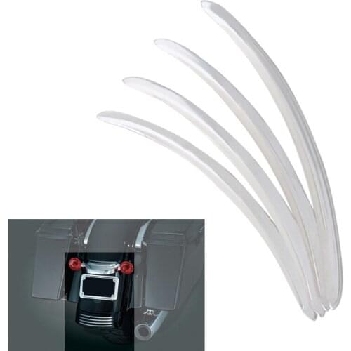 Motorcycle Parts Chrome Rear Fender Accents Trim Fit For Harley Road Glide Custom FLTRX 2010-2013 Special FLTRXS 2015-2016