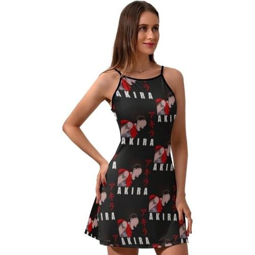 Akira Dress Suspender Spandex Ladies Dresses Spring Tight Cute Printed One-Piece Dress