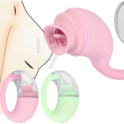 Sex Toys Nipple Sucking Vibrator Breast Massager Tongue Vibrator For Women Men Clit G Spot Stimulator For Female Musturbation
