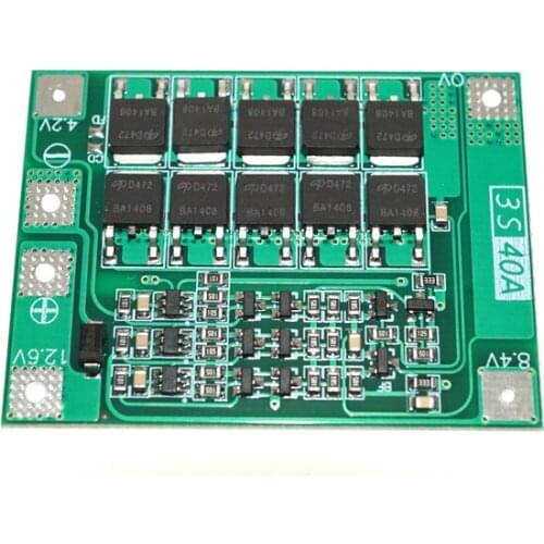 Enhance Version 18650 40A BMS 3S BMS Lithium Ion Battery Protection Board