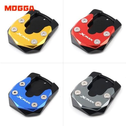 Kickstand Enlarger For Yamaha XMAX 300 125 250 XMAX300 XMAX125 XMAX250 2017 2018 2019 Motorcycle CNC Side Stand Extension Plate