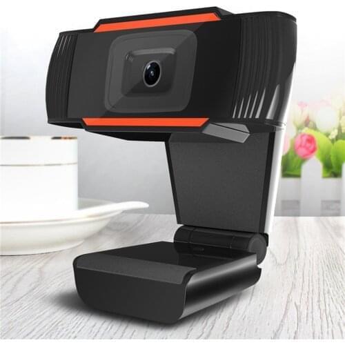 HD 1080P Webcam Rotatable Flexible Laptop Video Camera Desktop Stand with Microphone For Video Conferencing Netmeeting
