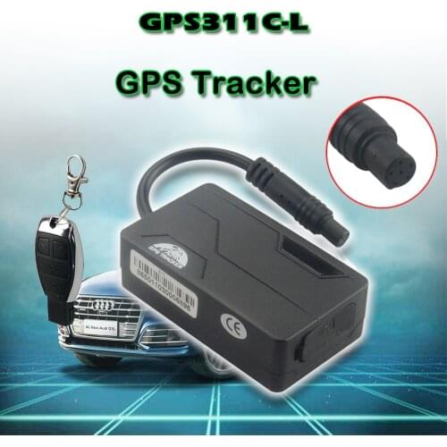 Mini Waterproof Ip67 Car GPS Tracker GPS311C-L with Real-time Tracking Device GSM GPS Tracker for Motorcycle Remote Controller