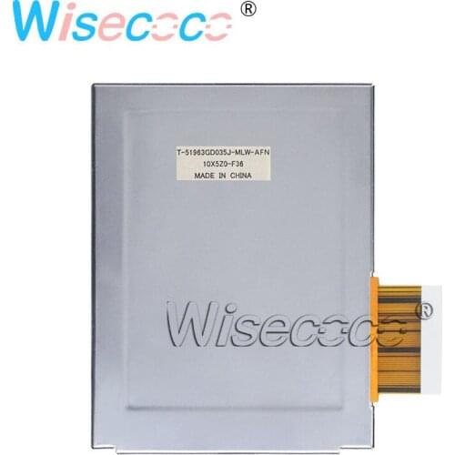 Wisecoco 3.5 Inch T-51963GD035J-MLW-AFN 240×320 Screen Transflective WLED Backlight U/D,L/R Reverse LCD Display