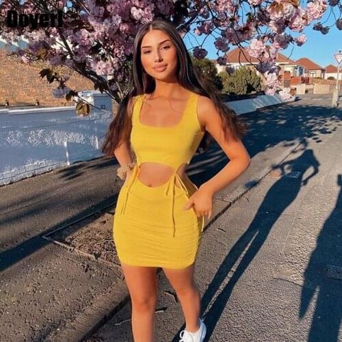 Sexy 2 Piece Set Women Skirt and Top Set Summer Clothes for Women 2020 Crop Top High Waist Festival Club Two Piece Matching Sets