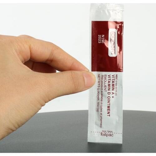 100Pcs Fougera Vitamin Ointment Tattoo Care Supplies Tattoo Recovery Cream Vitamin A&D Top Tattoo Repairing Cream Shipping