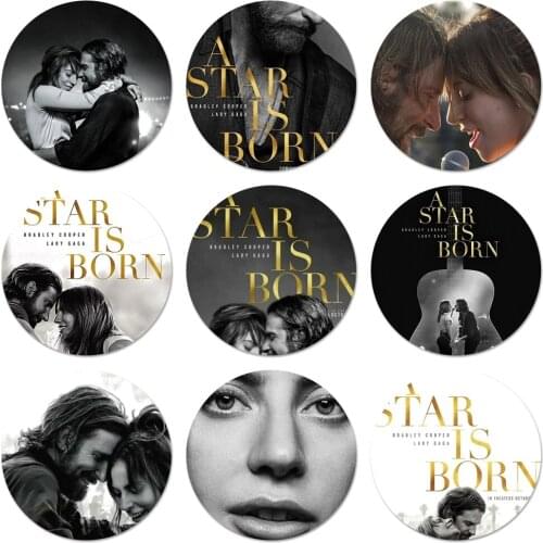 A Star is Born Lady Gaga Icons Pins Badge Decoration Brooches Metal Badges For Backpack Decoration