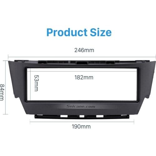 Seicane HOT Single Din Car Radio Fascia for 2006-2012 Lexus IS300 Dash CD Trim Installation Kit Panel Adaptor DVD Frame kit