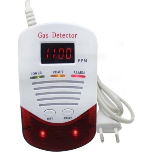 Gas Detector For Burglar Alarm System 433MHZ/ Independant Optional
