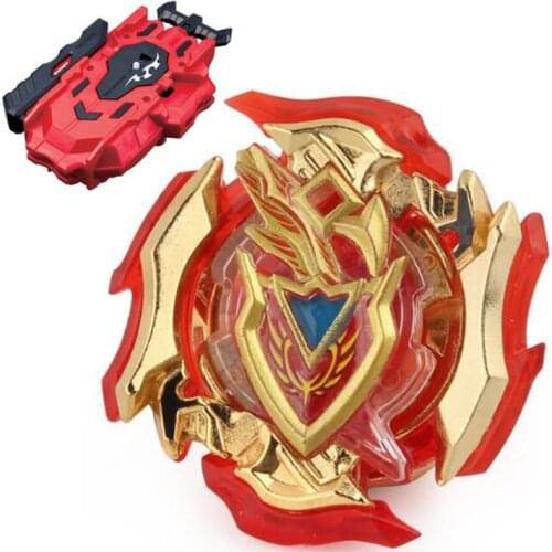 Spinning Top BURST B-105 Z Achilles.11.Xt US High Quality Kids Toy Top LR Red Bey Launcher
