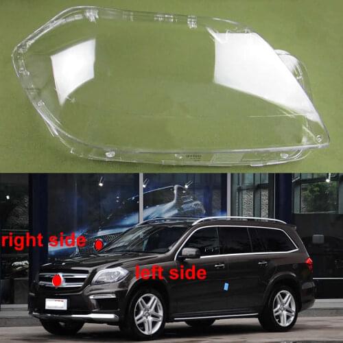 For Benz GL W166 GL350 GL450 2012 2013 2014 2015 2016 Lampshades Headlamps Transparent Lampshade Headlight Shell