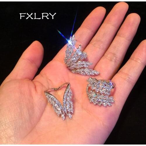 Кольца с кристаллами FXLRY China At AliExpress
