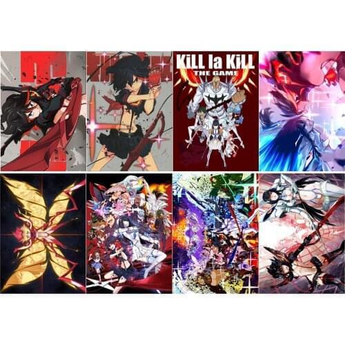 Kill La Kill Polypropylene A3 8 pieces Posters wall poster PPP038