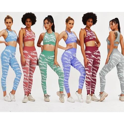 Camo Sexy Women Energy Seamless Sport Leggings High Waist Compression Pants Workout Fitness Tummy Control Leggings