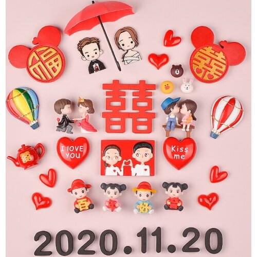 I Love You Fridge Magnet Propose Marriage Couples Wedding Lover Valentine Birthday Gifts Refrigerator Magnet Stickers Decoration