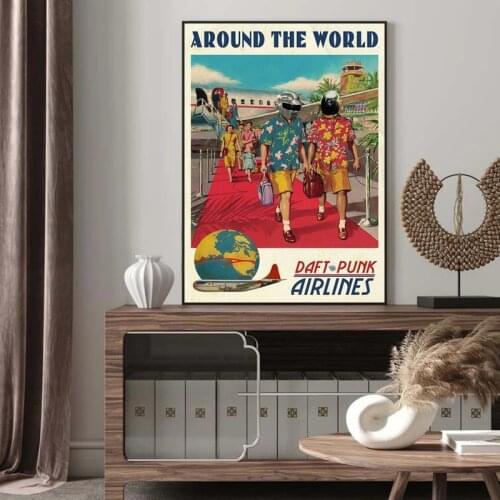 Retro Stupid Punk Poster Travel The World Music Wall Art Poster Fashion Painting Canvas Wall Home Decor Quadro Cuadros