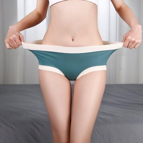 Underwear Women Pure Cotton Seamless Panties Boxer Shorts High Stretch Breathable Healthy Ladies Briefs Intimate Sexy Lingerie